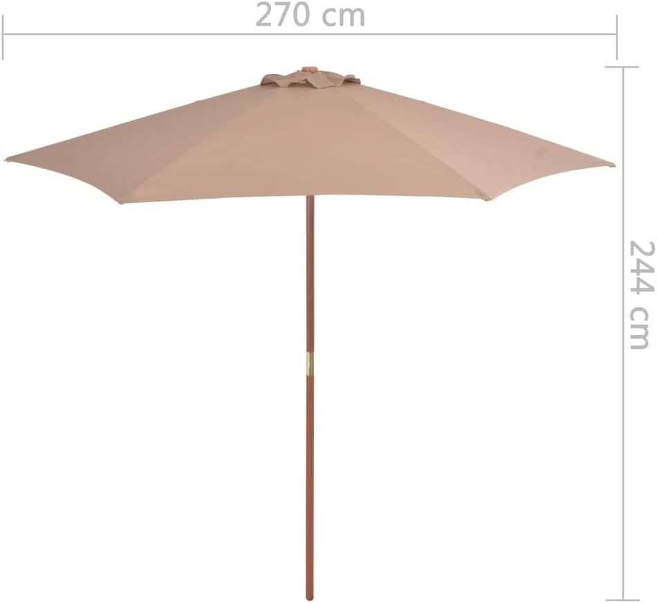 Adjustable Outdoor Patio Umbrella – Sunshade for Backyard & Garden 🌞