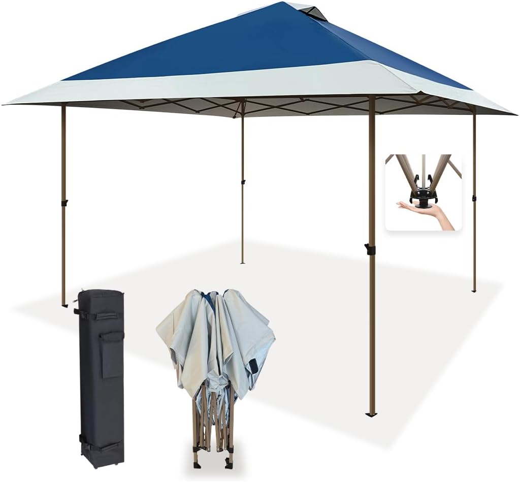 Portable Outdoor Commercial Patio Umbrella – Adjustable Shade Stand