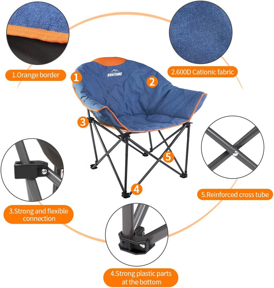Oversized Outdoor Lounge Chair – Foldable & Comfortable