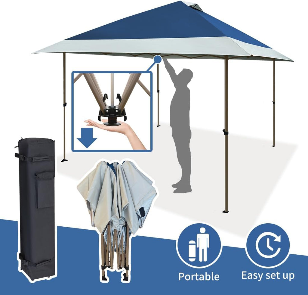 Portable Outdoor Commercial Patio Umbrella – Adjustable Shade Stand