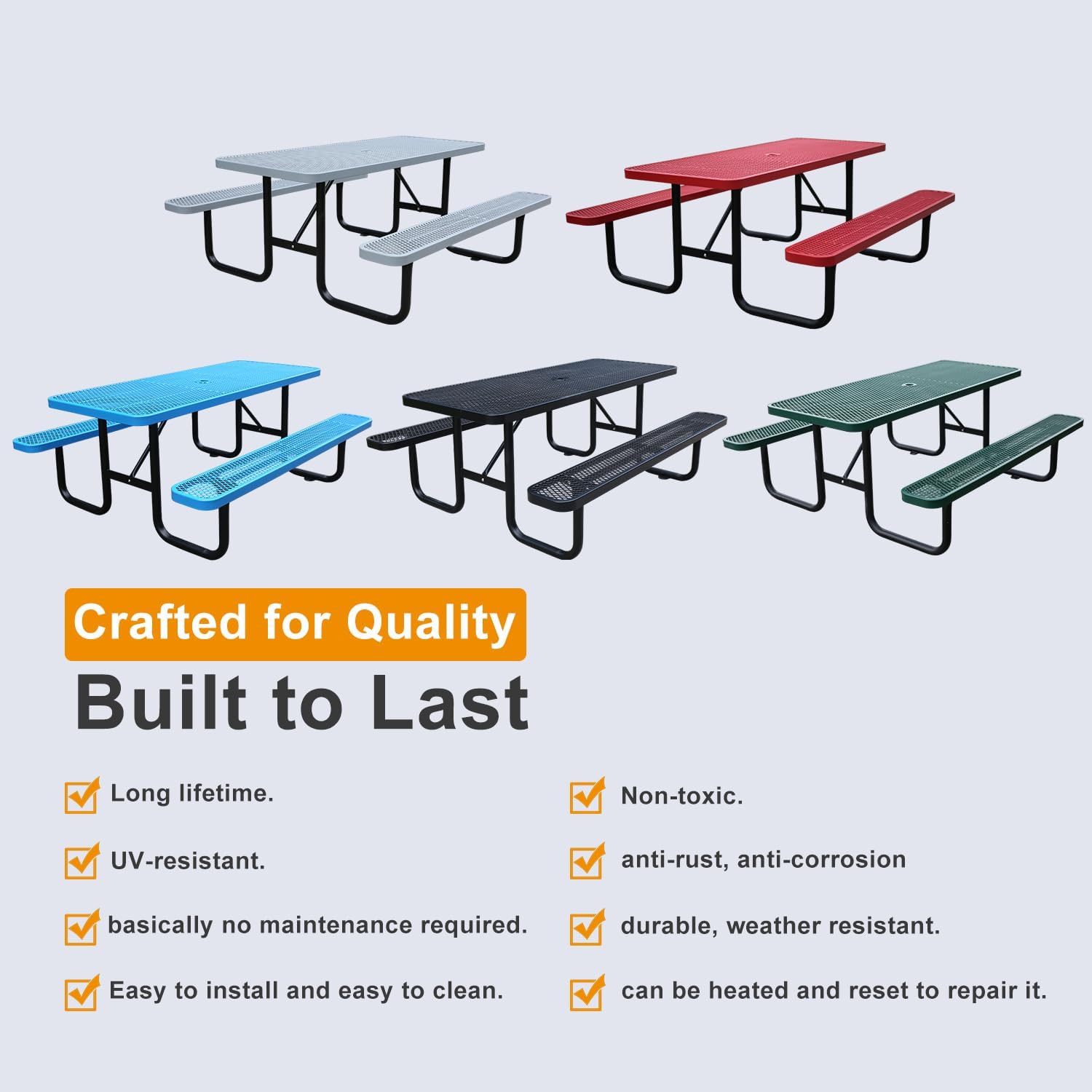 Portable Folding Picnic Table – Outdoor Patio & Camping Table 🍃