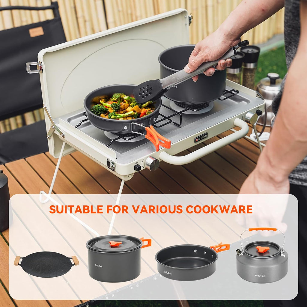 Adjustable Heavy-Duty Outdoor Folding Table – Portable & Versatile