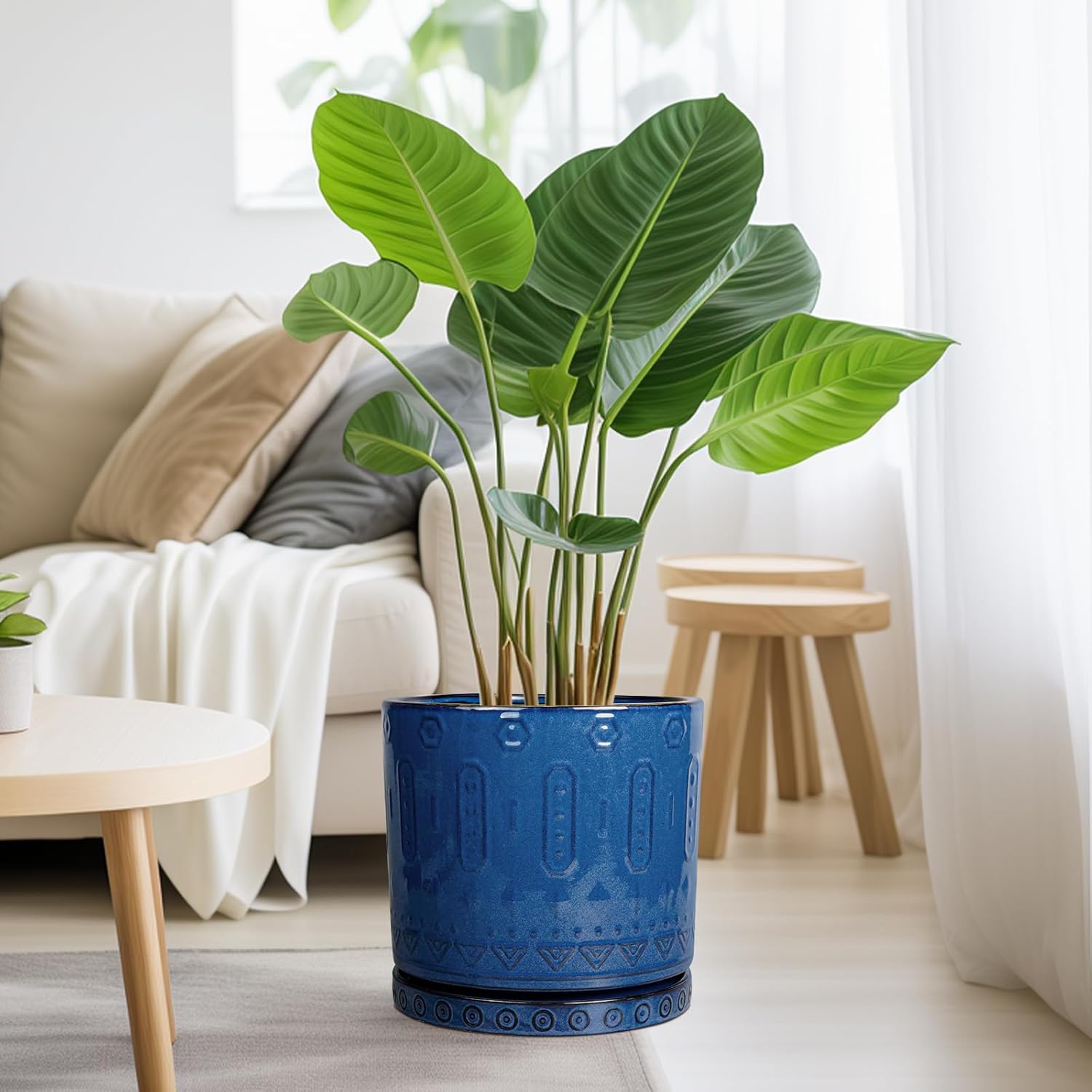 Decorative Plant Pot Set – Modern Indoor Outdoor Planters