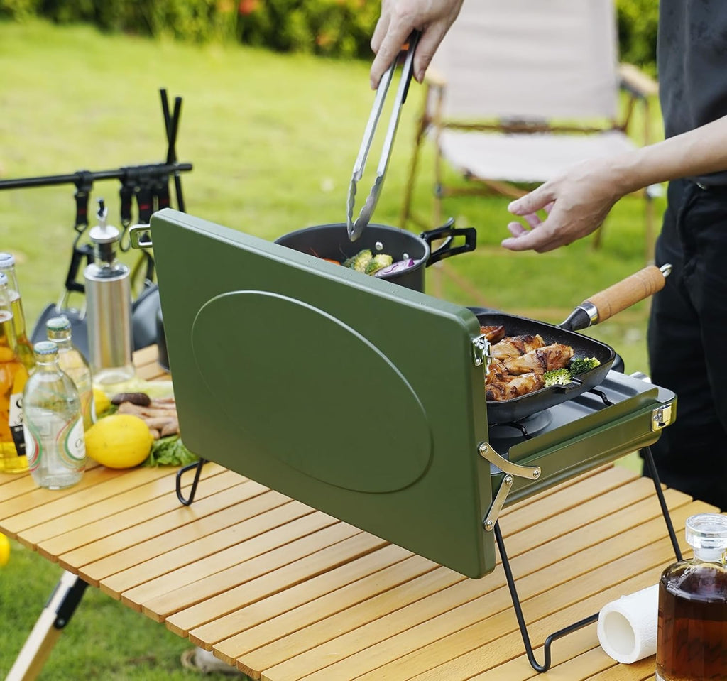 Adjustable Heavy-Duty Outdoor Folding Table – Portable & Versatile