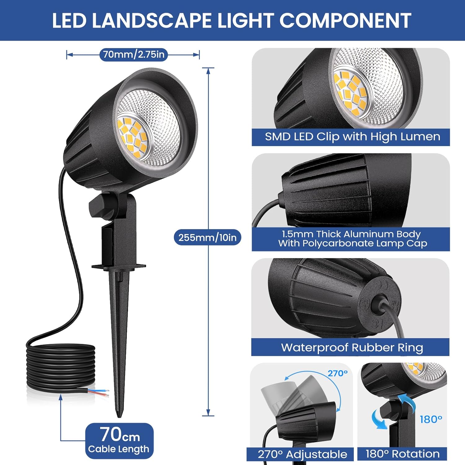Outdoor Landscape Lighting Connector – Waterproof & Durable