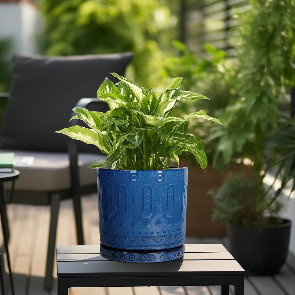 Decorative Plant Pot Set – Modern Indoor Outdoor Planters