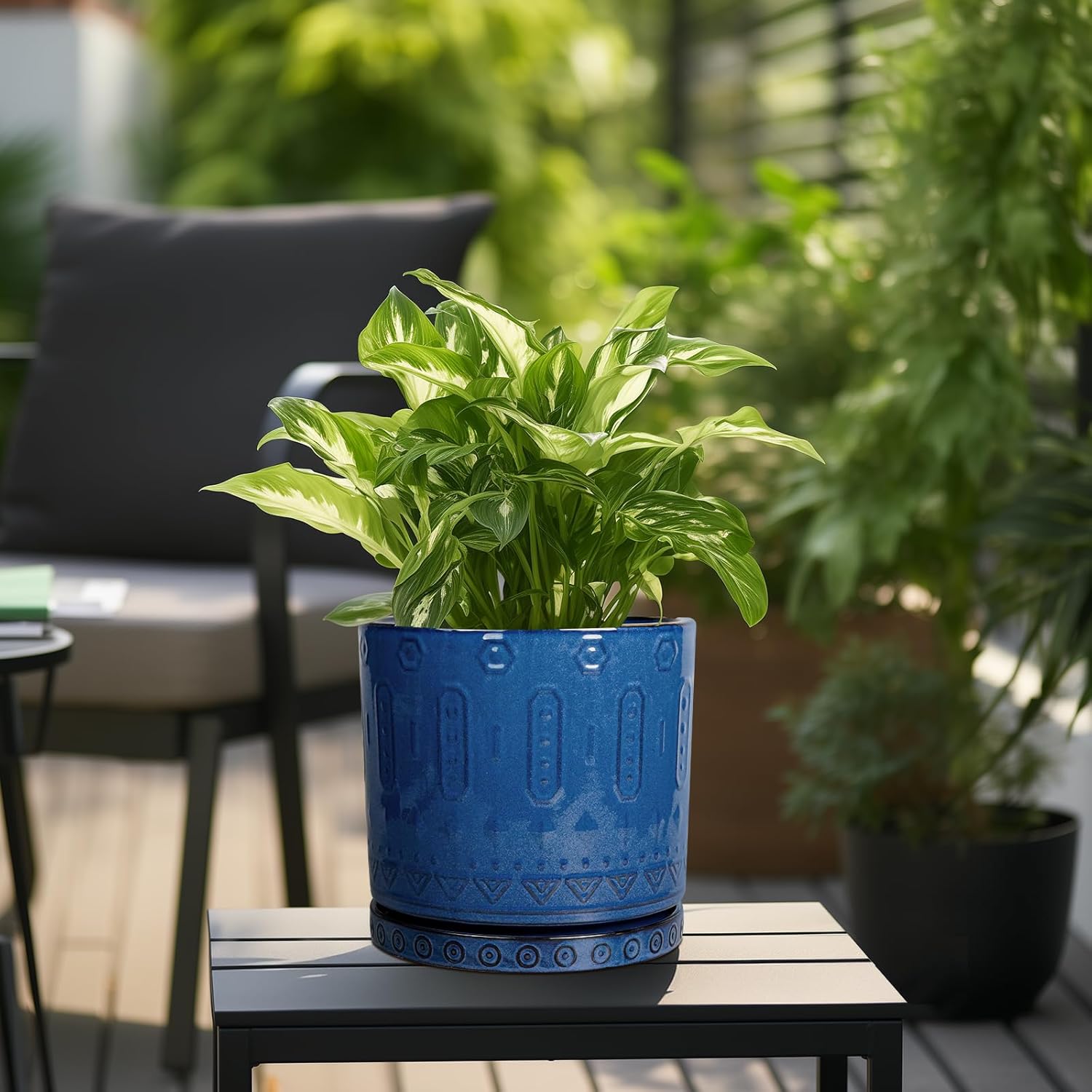 Decorative Plant Pot Set – Modern Indoor Outdoor Planters