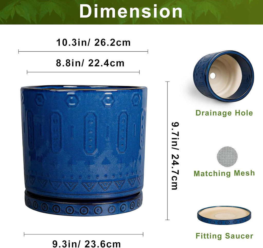Decorative Plant Pot Set – Modern Indoor Outdoor Planters