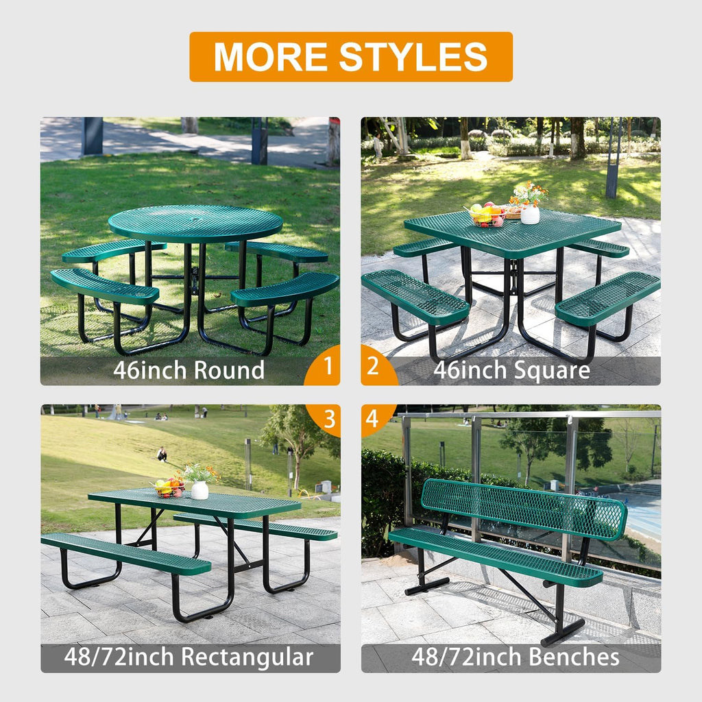 Portable Folding Picnic Table – Outdoor Patio & Camping Table 🍃