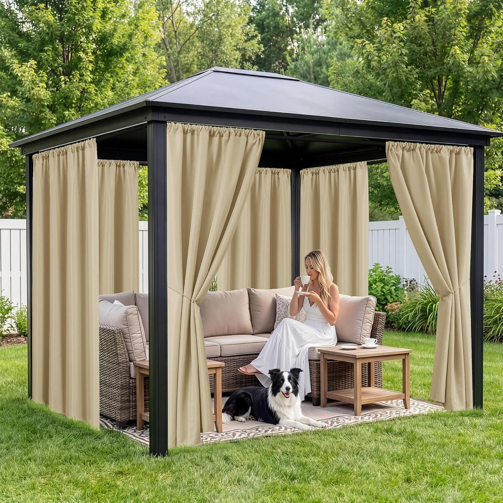 Outdoor Waterproof Patio Curtains – Elegant Privacy Panels