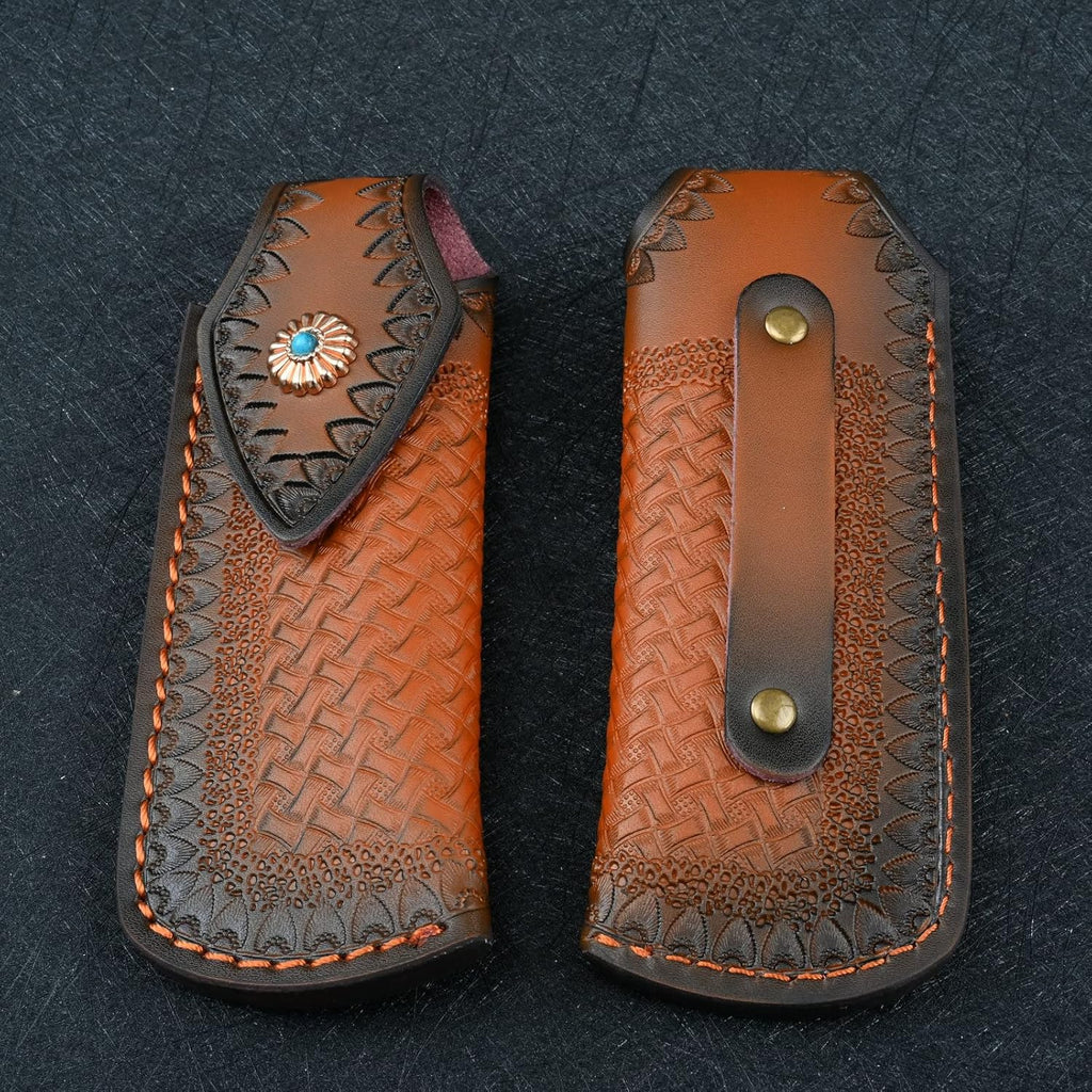 Damascus Steel Multitool – Sandalwood Handle, EDC