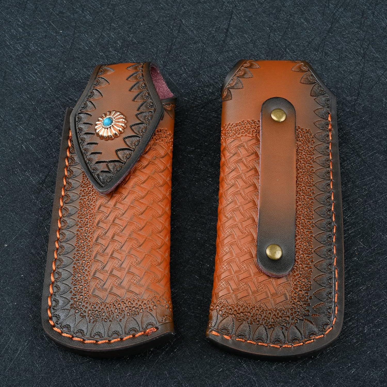 Damascus Steel Multitool – Sandalwood Handle, EDC
